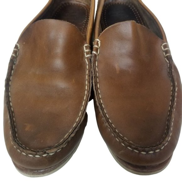 Allen Edmonds Mens 11D Brown Leather Slip On Grand main image 8